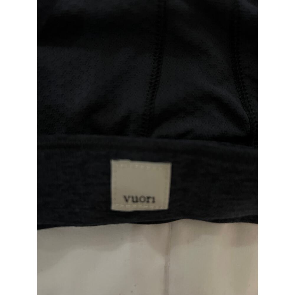 Vuori Elevation Ruched Sports Bra SZ Medium Dark Gray - Picture 3 of 6